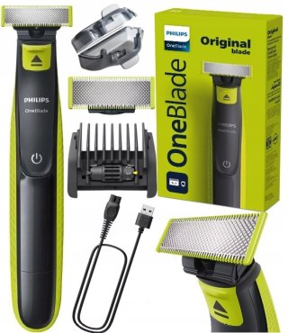 Golarka Philips Oneblade Wodoodporna Do Ciała I Twarzy Z Trymerem