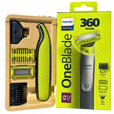 Maszynka Golarka Philips One Blade 5W1 Qp2834/23 - Do Twarzy I Ciała