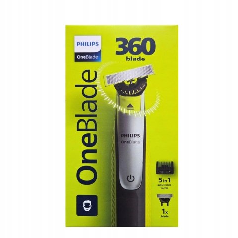 Philips One Blade Dwustronna Golarka Trymer 5W1, Wodoodporny Do Twarzy