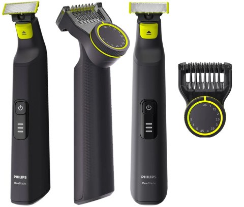 Philips Oneblade 360 Pro Golarka Sucho-Mokro 90 Min Akumulator, 3 Nasadki