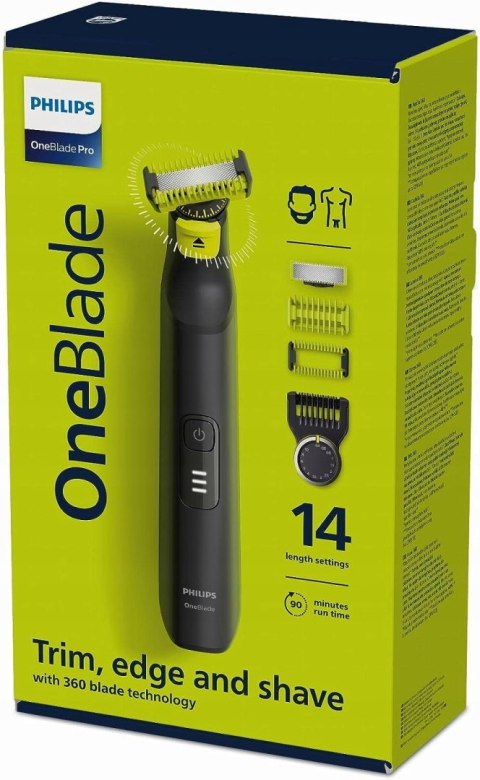 Philips Oneblade Face+Body Qp6541/15 - Golarka Hibrydowa Do Twarzy I Ciała
