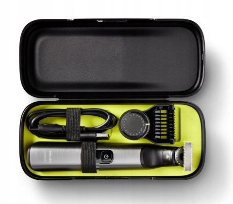Philips Oneblade Pro Qp6652/61, Twarz I Ciało, 20 Ustawień Wodoodporny Usb