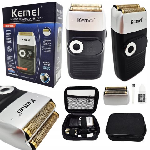 Profesjonalna Golarka Męska Kemei Km-2026 Usb-B, Led, 3-Predkości, 120 Min
