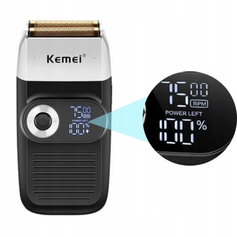 Profesjonalna Golarka Męska Kemei Km-2026 Usb-B, Led, 3-Predkości, 120 Min