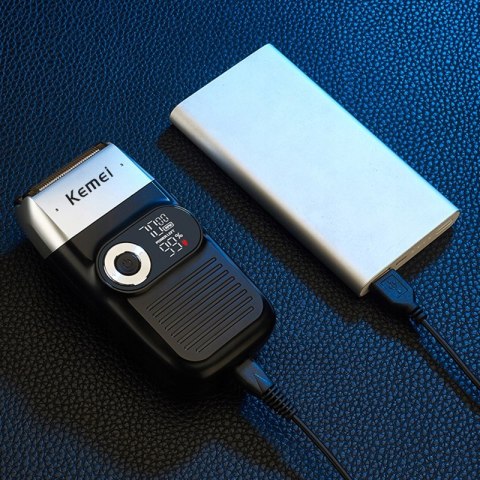 Profesjonalna Golarka Męska Kemei Km-2026 Usb-B, Led, 3-Predkości, 120 Min