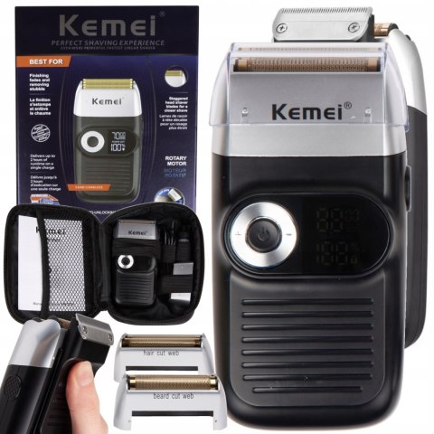 Profesjonalna Golarka Męska Kemei Km-2026 Usb-B, Led, 3-Predkości, 120 Min