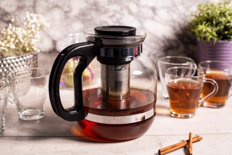 Dzbanek Zaparzacz 2,6L Z Metalowym Sitkiem Altom Design Szkło Do Herbaty
