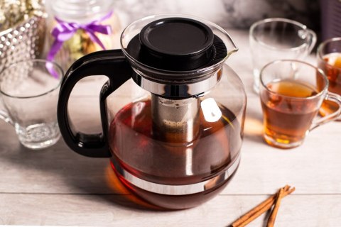 Dzbanek Zaparzacz 2,6L Z Metalowym Sitkiem Altom Design Szkło Do Herbaty