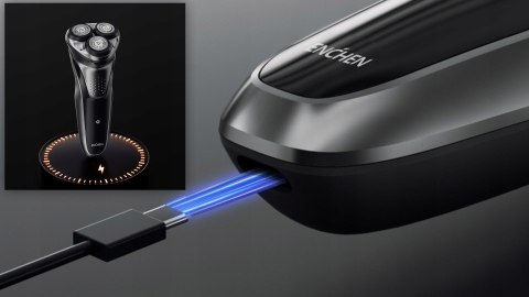 Golarka Elektryczna Enchen Blackstone Plus Z Trymerem, 3D Flex, Wodoodporna
