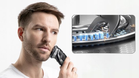 Golarka Elektryczna Enchen Blackstone Plus Z Trymerem, 3D Flex, Wodoodporna