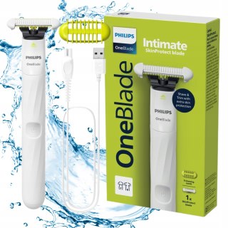 Golarka Intymna Philips Oneblade Skinprotect Z Nasadką 3Mm Do Pach I Bikini