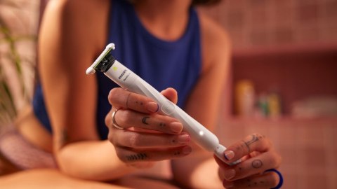 Golarka Intymna Philips Oneblade Skinprotect Z Nasadką 3Mm Do Pach I Bikini