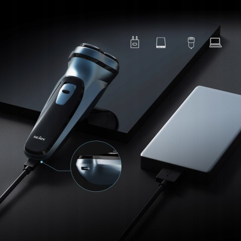 Golarka Męska Elektryczna 3D Z Trymerem, Szybkie Ładowanie Przy Usb Typu C