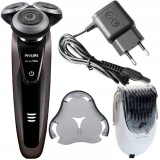 Golarka Męska Philips S9000 S9371 - Komplet: Trymer, Głowica, Zasilacz