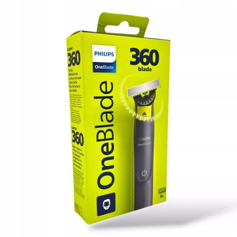 Golarka Philips One Blade 360 Qp2724/17 - 4 Nasadki, Ostrze 360°, 45 Min