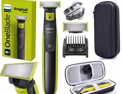 Golarka Trymer Philips One Blade 5W1 Wodoodporna Na Mokro I Sucho + Etui