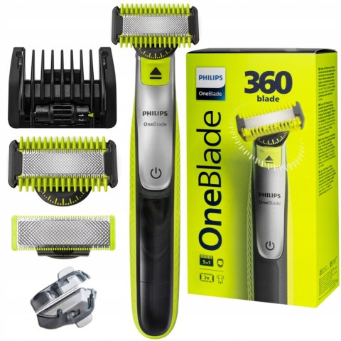Golarka Trymer Philips Oneblade 360 Qp2834/20 Wodoodporna Na Twarz I Ciało