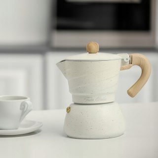 Kawiarka Aluminiowa Moka 3 Filiżanki Włoska Tradycyjna Do Domowego Espresso