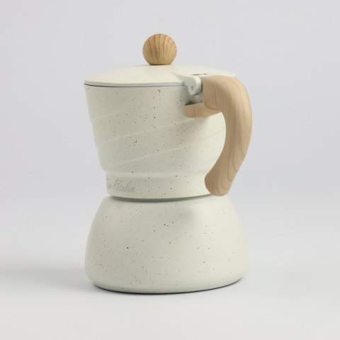 Kawiarka Aluminiowa Moka 3 Filiżanki Włoska Tradycyjna Do Domowego Espresso
