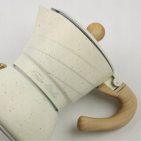 Kawiarka Aluminiowa Moka 3 Filiżanki Włoska Tradycyjna Do Domowego Espresso