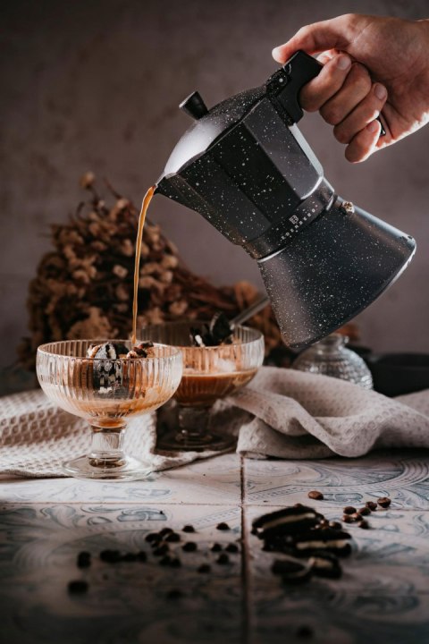 Kawiarka Edenberg Indukcyjna 3-Filiżankowa 150Ml Aluminiowa Do Espresso