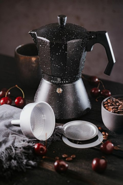 Kawiarka Edenberg Indukcyjna 3-Filiżankowa 150Ml Aluminiowa Do Espresso
