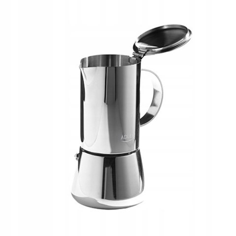 Kawiarka Espresso 620Ml Adler Ad4417: Indukcja, Gaz, Ceramika, Halogen