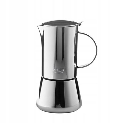 Kawiarka Espresso 620Ml Adler Ad4417: Indukcja, Gaz, Ceramika, Halogen