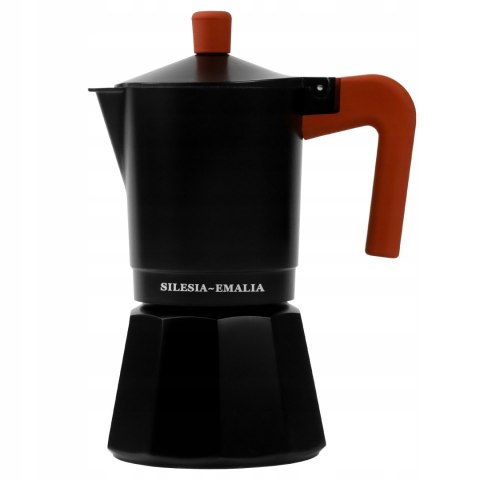 Kawiarka Zaparzacz Aluminium 300Ml 6 Filiżanek Espresso Na Każdą Kuchenkę