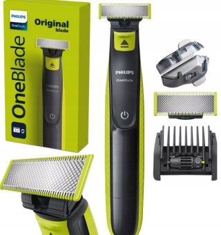 Philips One Blade 5W1 Trymer Dwustronna Golarka Z Regul Nasadką Wodoodporna