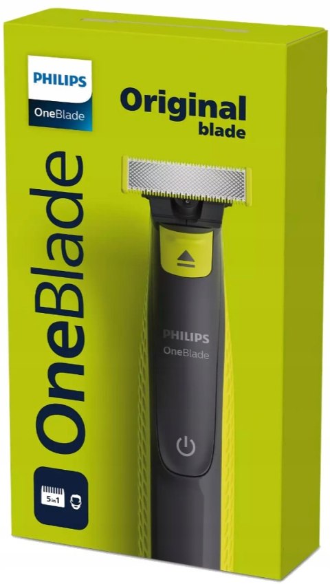 Philips One Blade 5W1 Trymer Dwustronna Golarka Z Regul Nasadką Wodoodporna