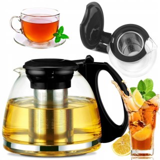 Szklany Dzbanek 700 Ml Z Zaparzaczem Do Herbaty I Kawy - Elegancki Design