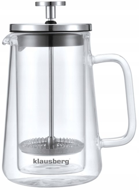 Szklany Zaparzacz Tłokowy 350 Ml French Press - Do Kawy, Herbaty I Ziół