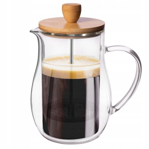 French Press Termiczny 450Ml Altom Design - Szklany Dzbanek Z Zaparzaczem