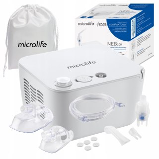 Inhalator Microlife Neb 200 - Tłokowy, Cichy, Wydajny, Rodzinny