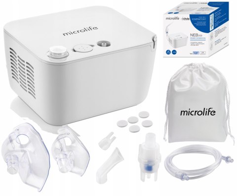 Inhalator Microlife Neb 200 - Tłokowy, Cichy, Wydajny, Rodzinny