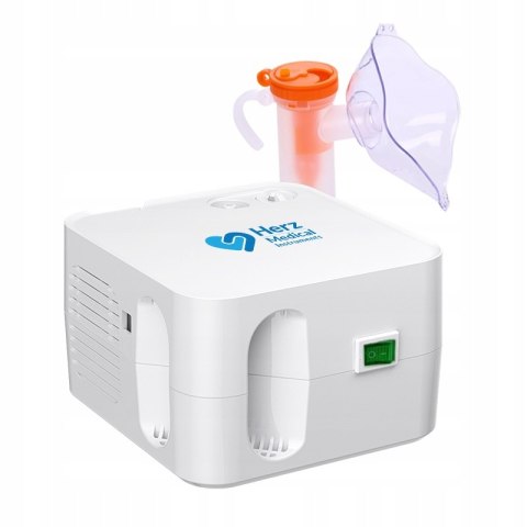 Inhalator Tłokowy Herz Nebulizator Cichy Kompaktowy Dla Dzieci I Dorosłych