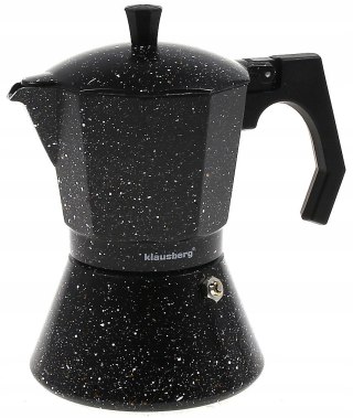 Kawiarka 450 Ml 9 Filiżanek Na Indukcję I Gaz - Elegancka Marmurowa Powłoka