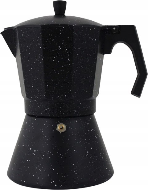 Kawiarka 450 Ml 9 Filiżanek Na Indukcję I Gaz - Elegancka Marmurowa Powłoka