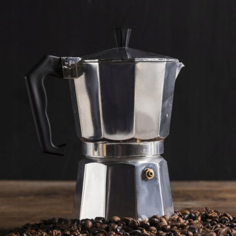Kawiarka Aluminiowa 600Ml - Ekspres Do Kawy Bezpieczny Na Gaz/Ceramikę