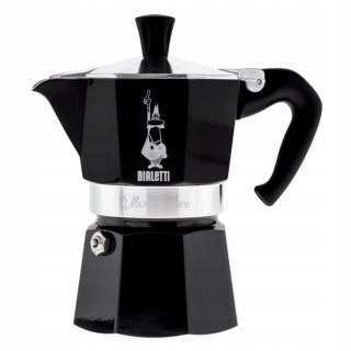Kawiarka Bialetti Moka Express Black 3 Filiżanki 130 Ml Do Domowej Kawy