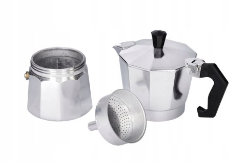 Kawiarka Ciśnieniowa Aluminiowa Perkolator 3 Filiżanki Z Uchwytem I Zaworem