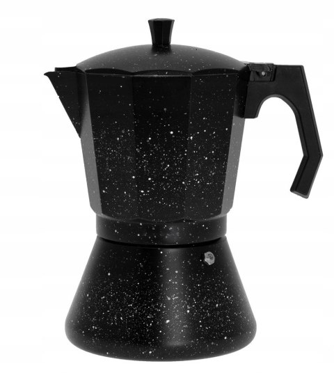 Kawiarka Espresso 300Ml 6 Filiżanek, Indukcja/Gaz - Marmurkowa Powłoka