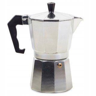 Kawiarka Espresso 6 Filiżanek 300Ml Aluminiowa Do Kuchenek Gaz+Elektro