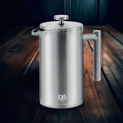 Kawiarka French Press 1000 Ml Stal 304 Tłok Izolacja Termiczna Satynowa