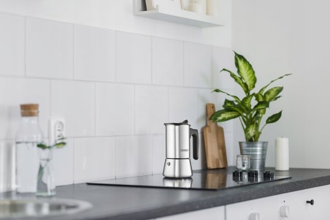 Kawiarka Stal Nierdzewna 12-Filiżanek 600Ml Zaworem Bezpieczeństwa Do Domu