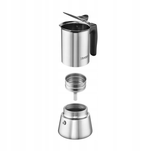 Kawiarka Stal Nierdzewna 4 Tz 200Ml | Espresso Na Kuchence Gaz/Indukcji
