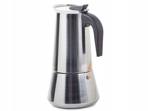 Kawiarka Stalowa 600Ml 12 Filiżanek Do Kawy Espresso Na Gaz I Indukcje
