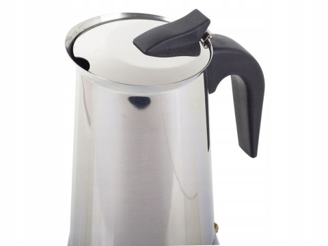 Kawiarka Stalowa 600Ml 12 Filiżanek Do Kawy Espresso Na Gaz I Indukcje