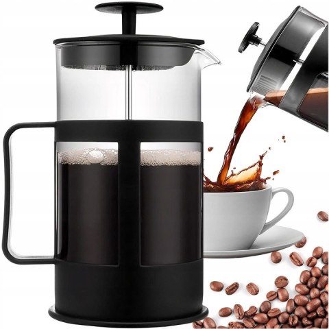 Profesjonalny Zaparzacz French Press 1L Szklany - Ekspres Do Kawy I Herbaty